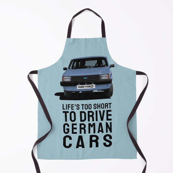 Item preview, Life's too short to drive German cars - Austin Metro in blue designed and sold by knappidesign.