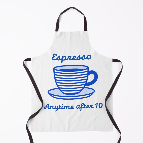 Item preview, Espresso Coffee Icon Minimal Blue Line Illustration Anything After 10 designed and sold by BobaBunny76.