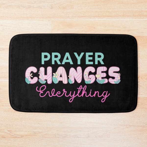Item preview, Prayer Changes Everything – Inspirational Christian Faith Design designed and sold by MoriaStore.