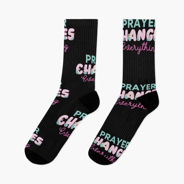 Item preview, Prayer Changes Everything – Inspirational Christian Faith Design designed and sold by MoriaStore.