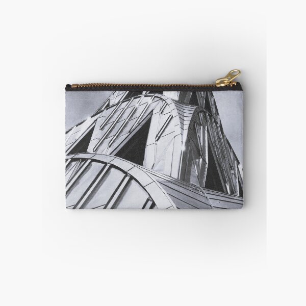 Item preview, New York City skyline skyscraper rooftop vintage 1920's black and white photograph poster art print designed and sold by Astrid Arkhangelsky.