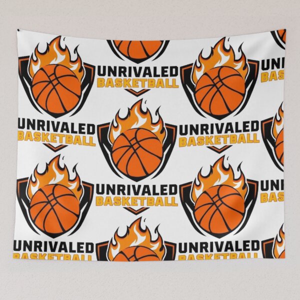 Item preview, Unrivaled Basketball Fire Shield Graphic  – Competitive Hoops Design designed and sold by MystiColo.