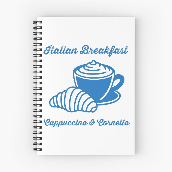 Item preview, Cappuccino & Croissant Icon Minimal Blue Line Italian Breakfast designed and sold by BobaBunny76.