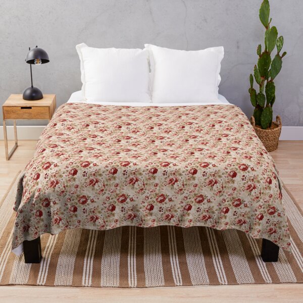 Item preview, Vintage Red Floral Pattern designed and sold by LouieVanille.