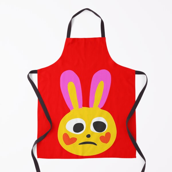 Item preview, Sad Yellow Bunny with Heart Cheeks and Pink Ears designed and sold by KoDi91.