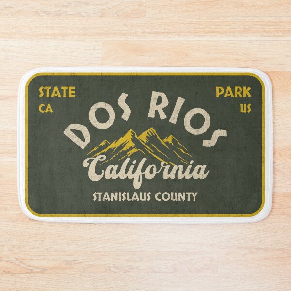 Item preview, Dos Rios State Park, Stanislaus County, California, badge design designed and sold by Wanderful-roads.