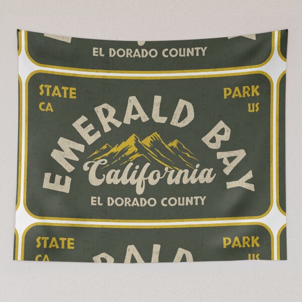 Item preview, Emerald Bay State Park, El Dorado County, California, badge design designed and sold by Wanderful-roads.