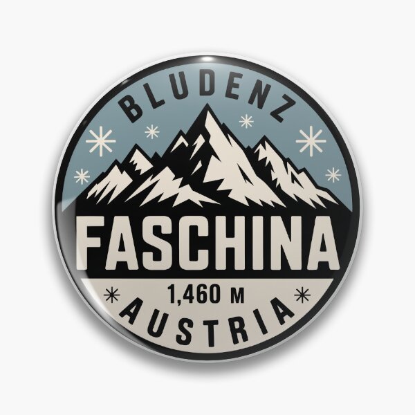 Item preview, Faschina Austria Alpine Mountain Badge designed and sold by Digital Art Works Hub.