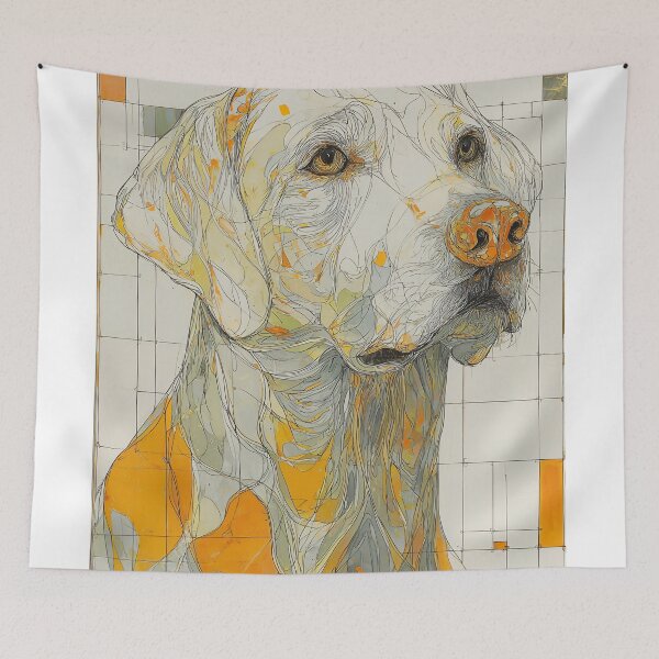 Item preview, Geometric Portrait of a Labrador Retriever Retriever designed and sold by lautir.