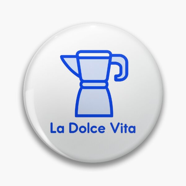 Item preview,  Moka Pot Coffee Icon Minimal Blue Line Illustration La Dolce Vita designed and sold by BobaBunny76.