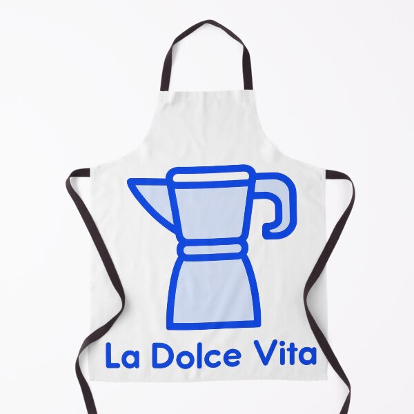 Item preview,  Moka Pot Coffee Icon Minimal Blue Line Illustration La Dolce Vita designed and sold by BobaBunny76.