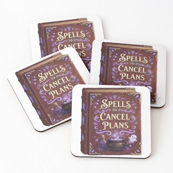 Item preview, Spells to Cancel Plans – Funny Introvert Witch Spellbook designed and sold by MythoWorldddd.