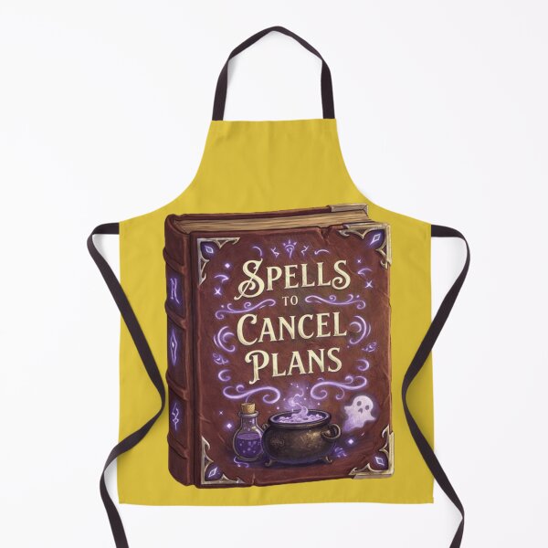 Item preview, Spells to Cancel Plans – Funny Introvert Witch Spellbook designed and sold by MythoWorldddd.