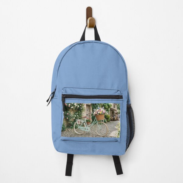 Item preview, Bicycle with a basket full of flowers designed and sold by ShipDrop.