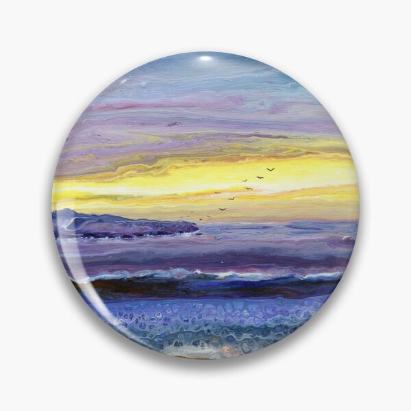 Item preview, Waves Rolling Onto a Copper Beach designed and sold by BreezyZen.