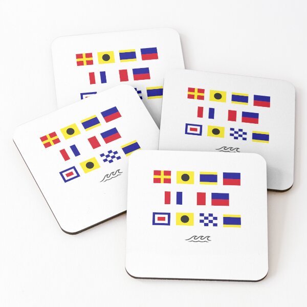 Item preview, Nautical Signal Flags - Ride the Wind designed and sold by AnchorsAwayCo.