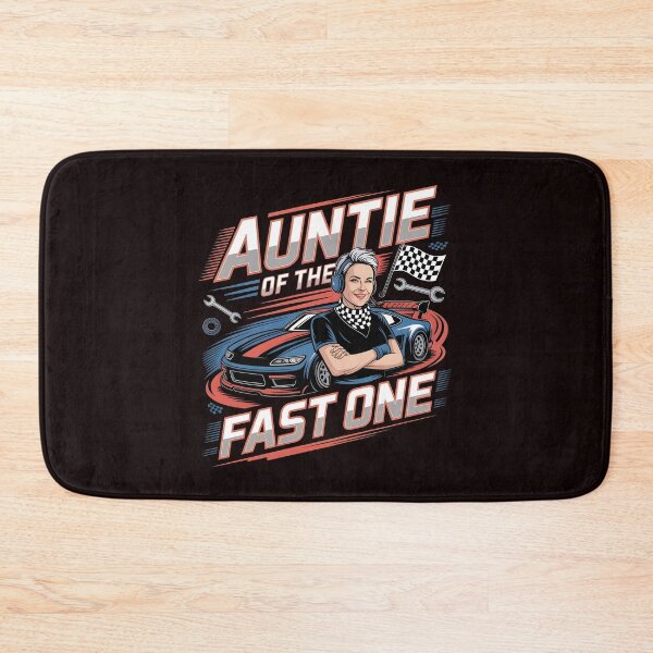 Item preview, Auntie Of The Fast One – Race Car Party Family Matching designed and sold by Redgiant87x.
