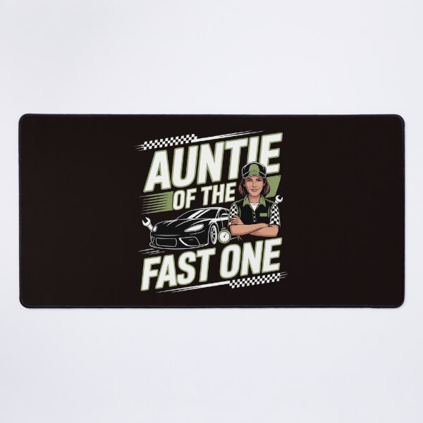 Item preview, Auntie Of The Fast One – Pit Crew Racing Family Matching Design designed and sold by Redgiant87x.