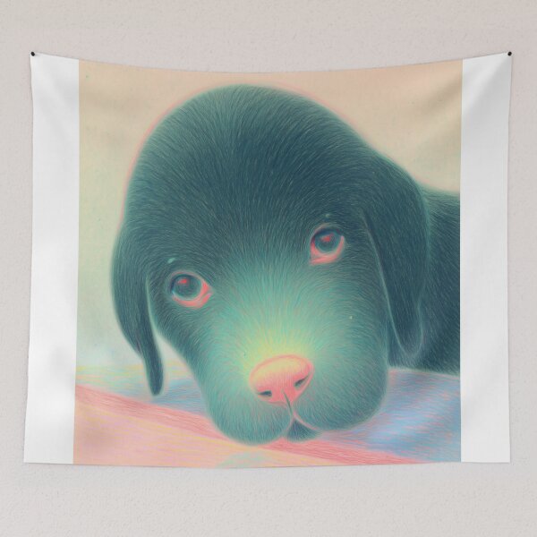 Item preview, Adorable Labrador Retriever Puppy Gazes Lovingly designed and sold by lautir.