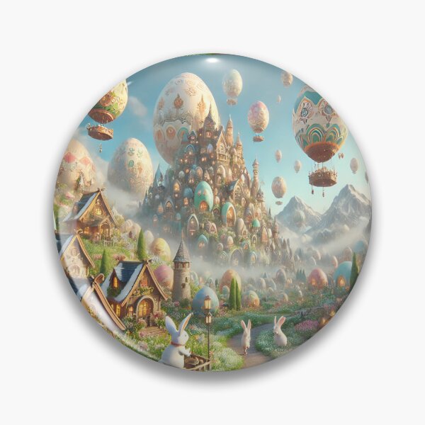 Item preview, Easter Egg Kingdom Village Fantasy designed and sold by NancyzKreations.