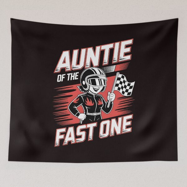 Item preview, Auntie Of The Fast One – Race Car Family Matching Birthday Party designed and sold by Redgiant87x.