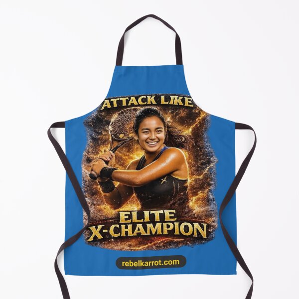 Item preview, Attack Like Elite X-Champion – Alex Eala Tennis Motivation Design designed and sold by RebelKarrot.