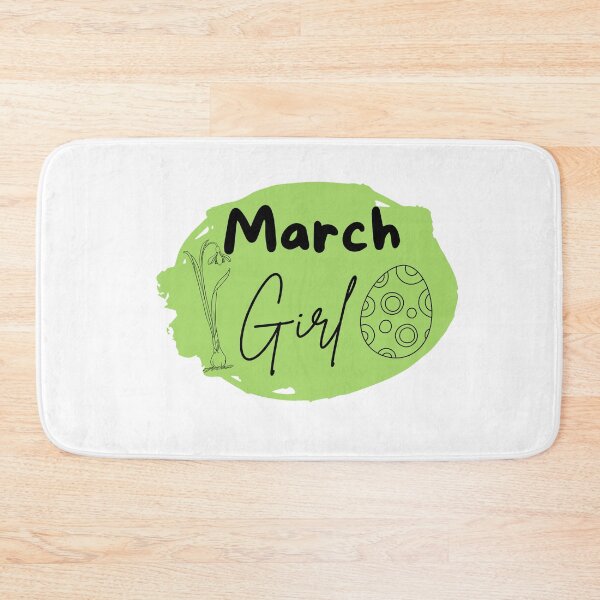 Item preview, March Girl Design with spring and eastern icons. designed and sold by LilasStyle.