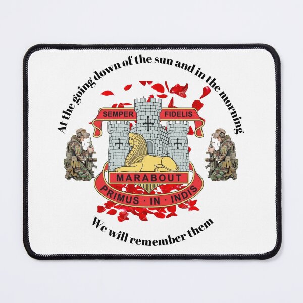 Item preview, The Devonshire and Dorset Regiment we will remember them designed and sold by Bootneckstore.