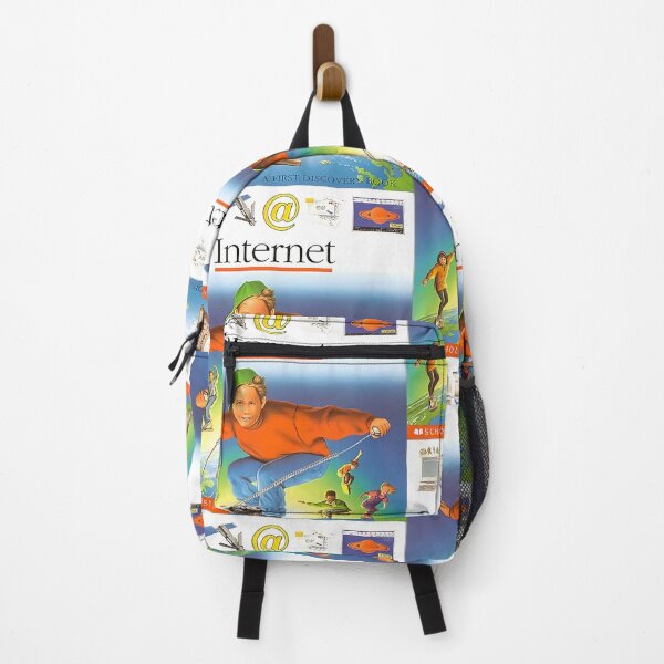 Artikelvorschau, Internet Scholastic Buchcover 1990er Jahre entworfen und verkauft von Plastic Memory Archive.