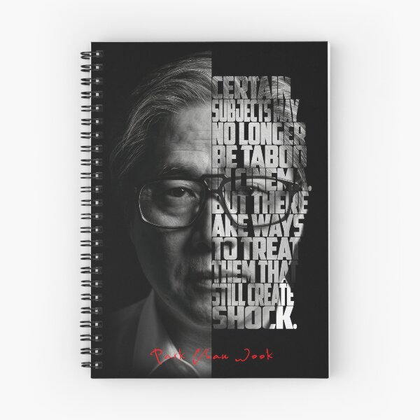 Item preview, Park Chan Wook Split Face Quote Poster designed and sold by Enea Kelo.