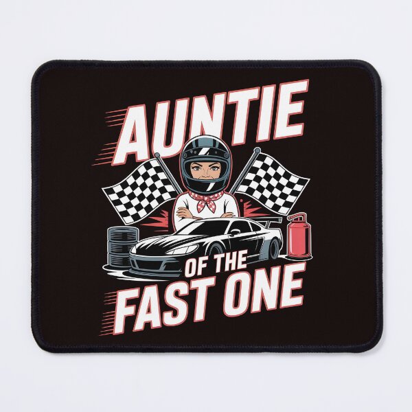 Item preview, Auntie Of The Fast One – Pit Crew Racing Birthday Boy Design designed and sold by Redgiant87x.