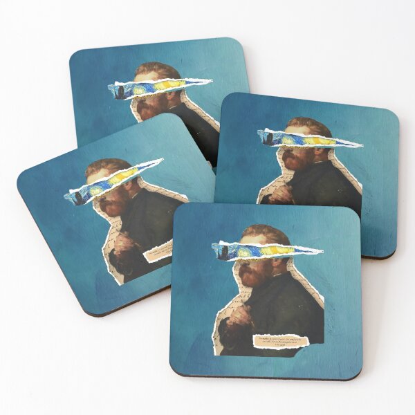 Item preview, Starry Mind – Surreal Van Gogh Collage designed and sold by HiddenMeadow21.