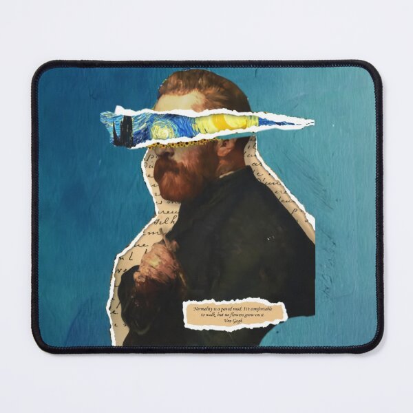 Item preview, Starry Mind – Surreal Van Gogh Collage designed and sold by HiddenMeadow21.