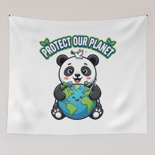 Item preview, Protect Our Planet Panda designed and sold by Shopex10.