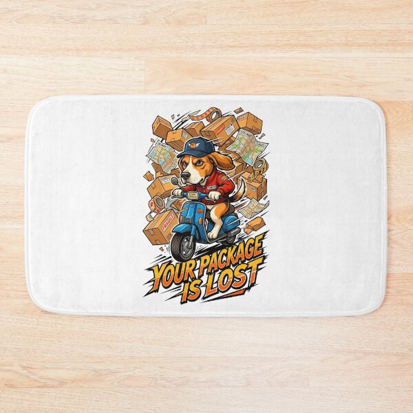 Item preview, Fast Delivery Beagle Driver Speed Warped Font Illustration Design designed and sold by Tong4130.