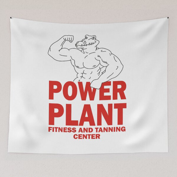 Item preview, power plant fitness and tanning center gym designed and sold by notorius12.