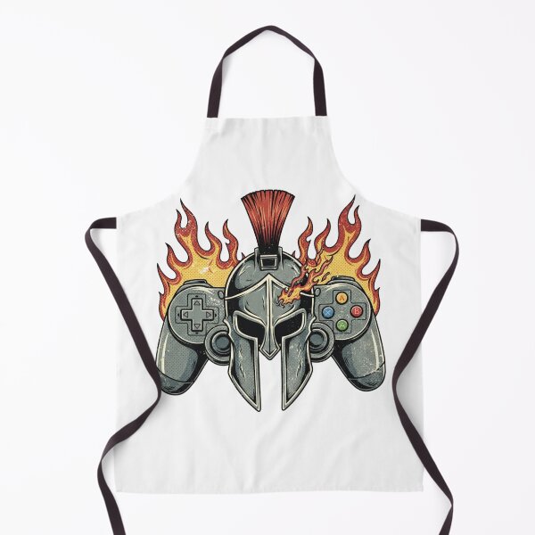 Item preview, Flaming Gamer Knight Retro Gaming Graphic designed and sold by Dzblack.