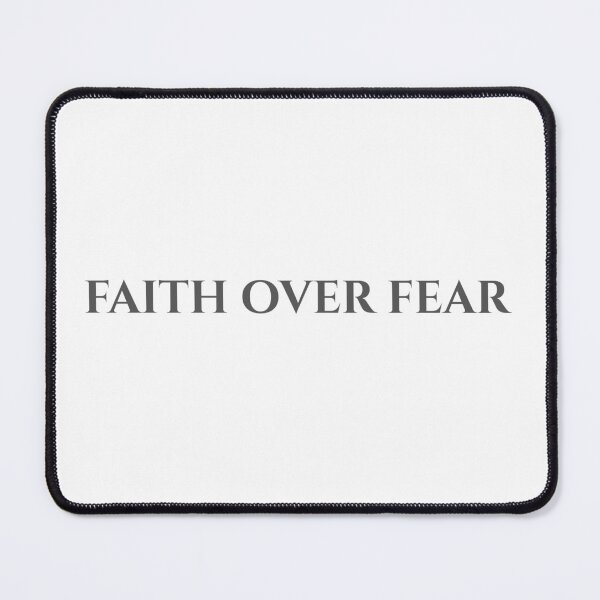 Item preview, Faith Over Fear Christian Quote Minimalist Typography designed and sold by MSDesignHaus.
