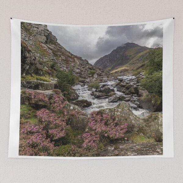 Item preview, Ogwen Valley River Landscape designed and sold by JoSowden.