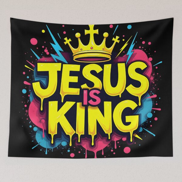 Item preview, Jesus is King designed and sold by Creative Line Prints.