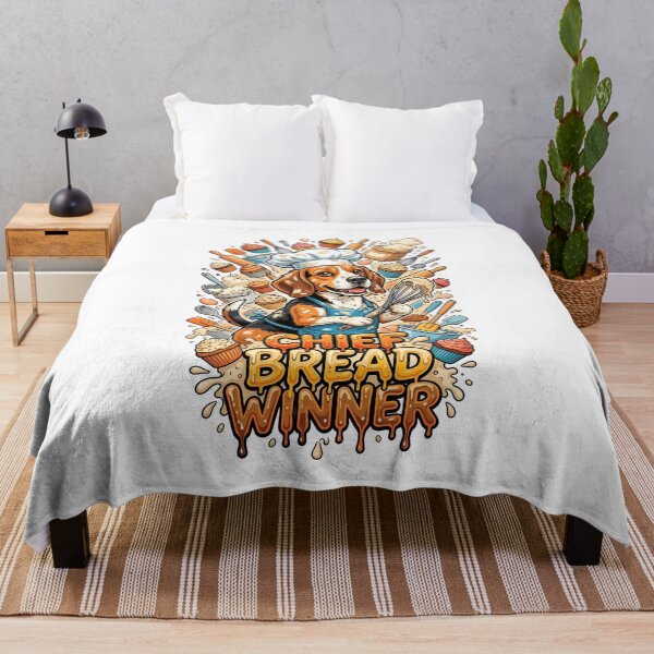 Item preview, Messy Baker Beagle Chef Dripping Dough Typography Funny Vector designed and sold by Tong4130.