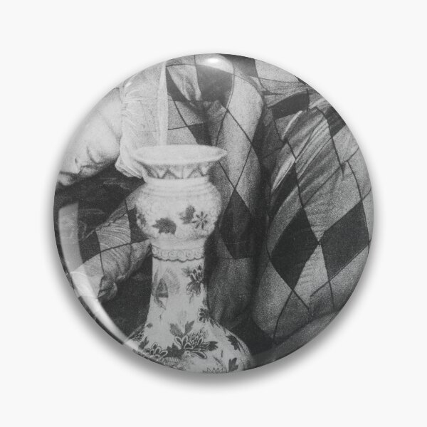 Item preview, Harlequin, masquerade still life, 1923, vintage black and white photograph poster art print designed and sold by Astrid Arkhangelsky.