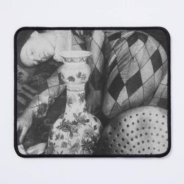 Item preview, Harlequin, masquerade still life, 1923, vintage black and white photograph poster art print designed and sold by Astrid Arkhangelsky.