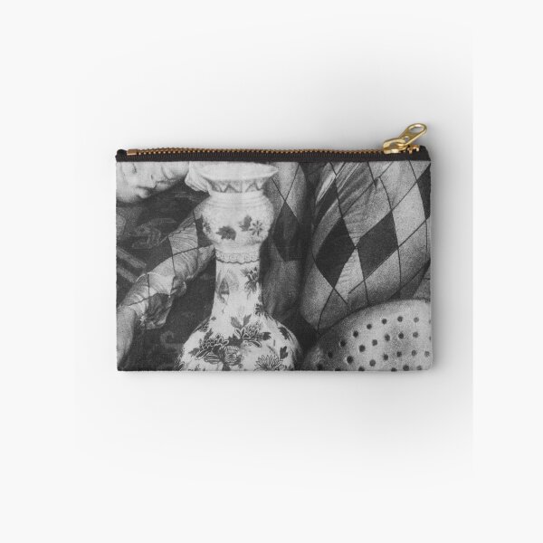 Item preview, Harlequin, masquerade still life, 1923, vintage black and white photograph poster art print designed and sold by Astrid Arkhangelsky.