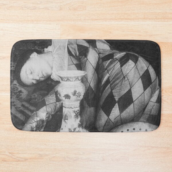 Item preview, Harlequin, masquerade still life, 1923, vintage black and white photograph poster art print designed and sold by Astrid Arkhangelsky.