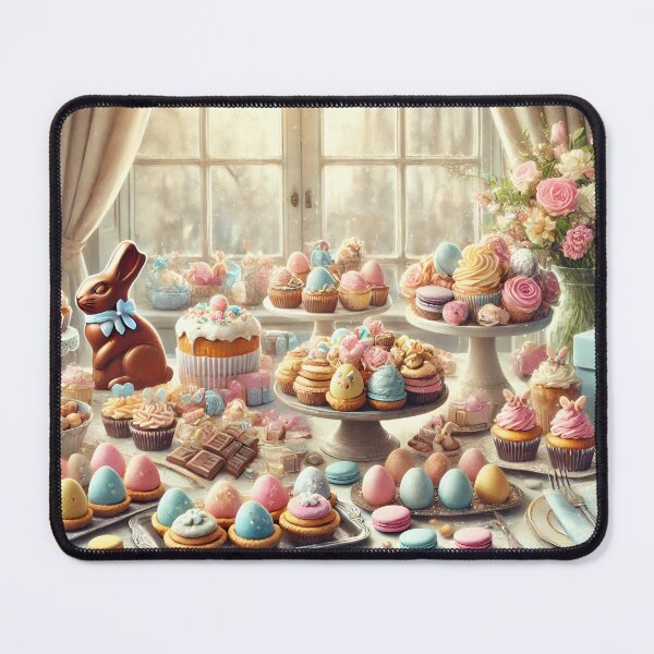 Item preview, Easter Dessert Vintage Table Display designed and sold by NancyzKreations.