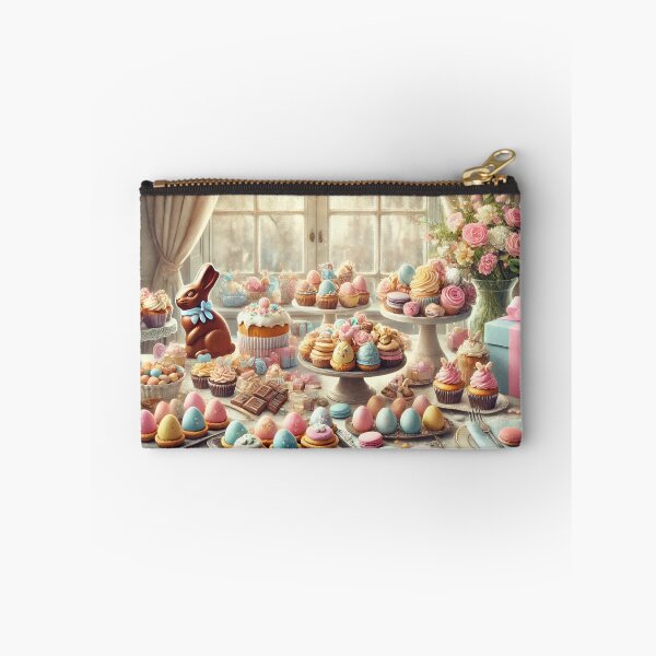 Item preview, Easter Dessert Vintage Table Display designed and sold by NancyzKreations.
