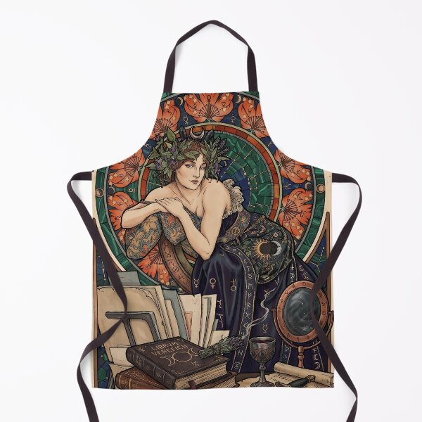 Item preview, The Occult Muse: Art Nouveau Witch & Grimoire designed and sold by The Archive Alchemist.
