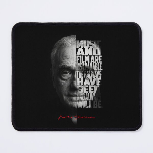 Item preview, Black and white Martin Scorsese Legendary Director quote. designed and sold by Enea Kelo.
