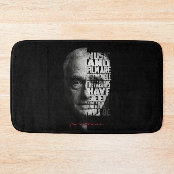 Item preview, Black and white Martin Scorsese Legendary Director quote. designed and sold by Enea Kelo.